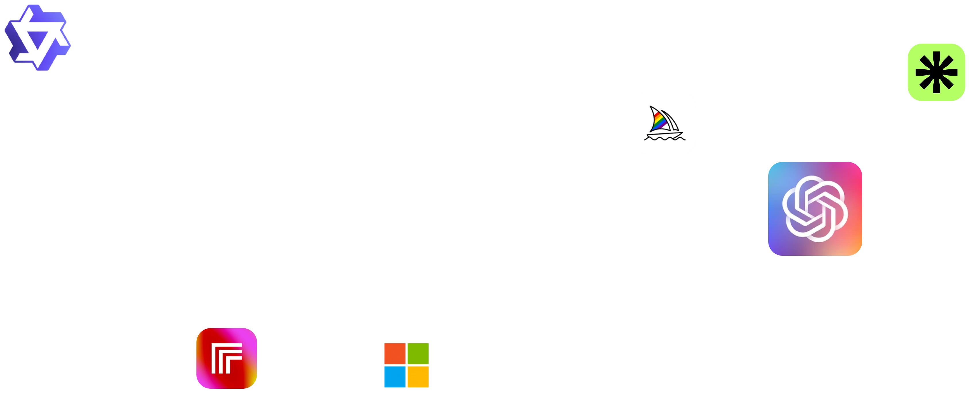 AI model provider icons