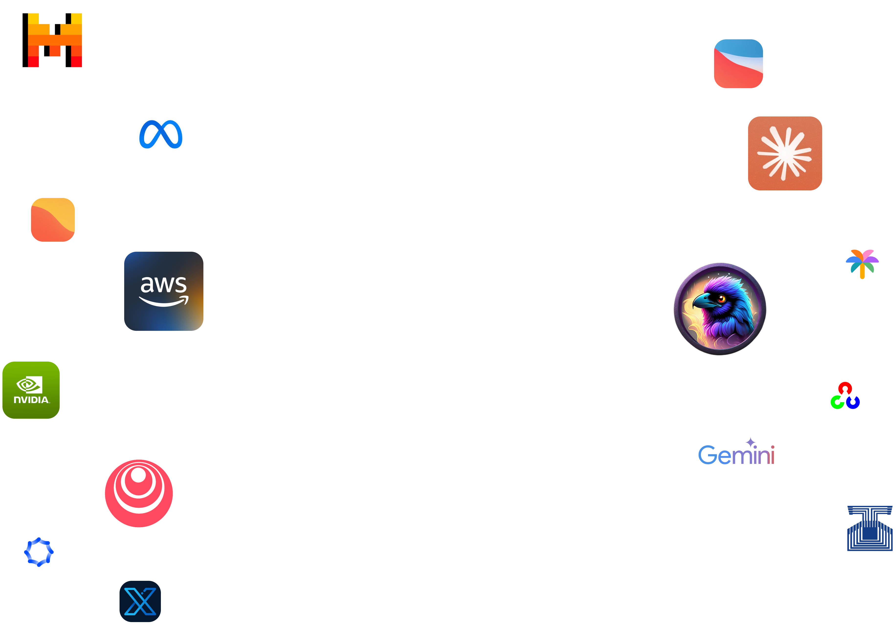 AI model provider icons